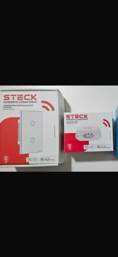 Interruptor inteligente 2 Teclas Steck