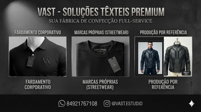 Trabalhamos com criações de marcas , fazemos roupas de lojistas e estampamos tudo do zero!