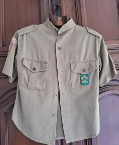 Uniforme Infantil Escoteiro - Anos 80 - Peça de Coleção