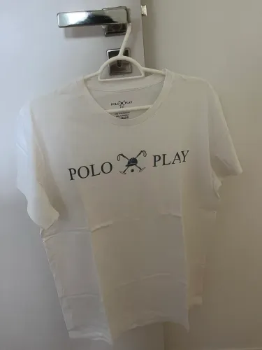 camiseta polo play branca pp 