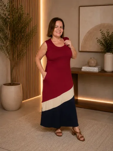 VESTIDO VISCOLYCRA