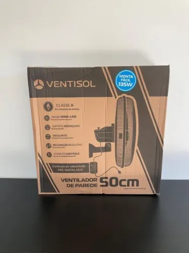 Ventilador de Mesa Ventisol Turbo Premium 50cm 3 Velocidades - Potência e Alto Desempenho