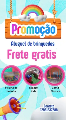 Locaçao cama elastica e piscina de bolinha
