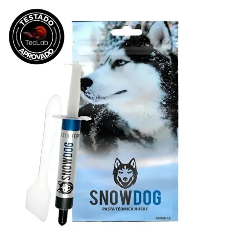 Pasta Térmica - 12,8 Wm.K - Snowdog Husky, Seringa 1g