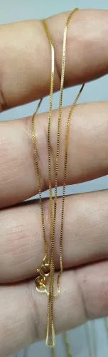 Colar Malha veneziana Ouro 18 - 43cm