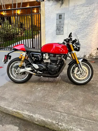 Triumph Truxton 1200 R 2016 Vermelha
