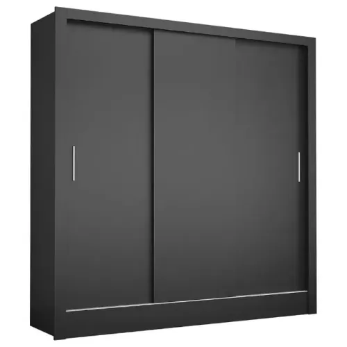 Guarda Roupa Casal 3 Portas Fortaleza Novo no Cinza Chumbo