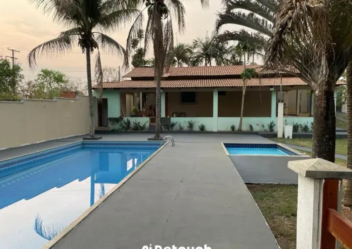Chácara à Venda no Jardim dos Ipês, 1.000m² Piscinas, Mobiliada, Aparecida de Goiânia