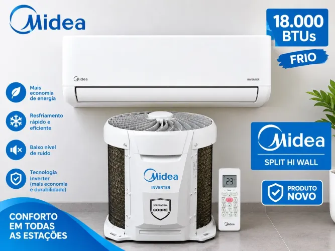 Split springer midea 18 mil btus