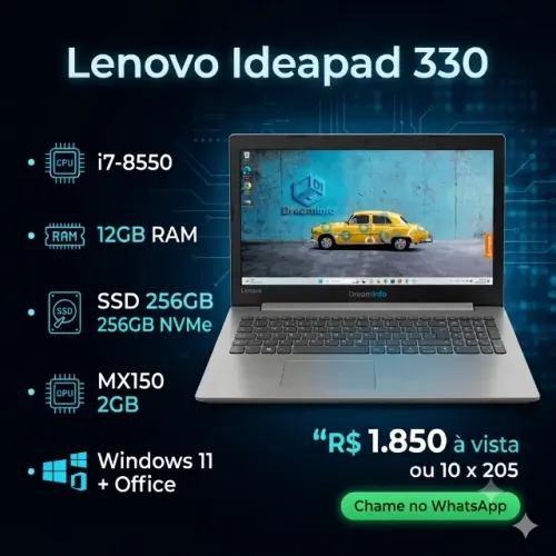 Notebook Lenovo Ideapad i7/ SSd 240g / 12g de Memoria Gforce 2gb