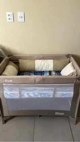 Berço cercado novo (nunca usado) + colchão ortobom novo 
