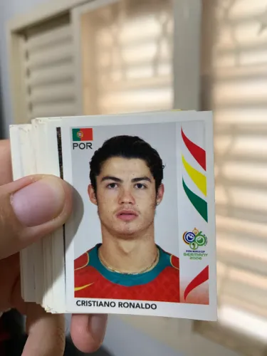 Figurinhas Copa da Alemanha 2006 Panini Originais + Cristiano Ronaldo Ronaldinho Ronald