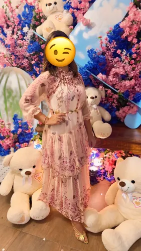 Vestido rosa floral