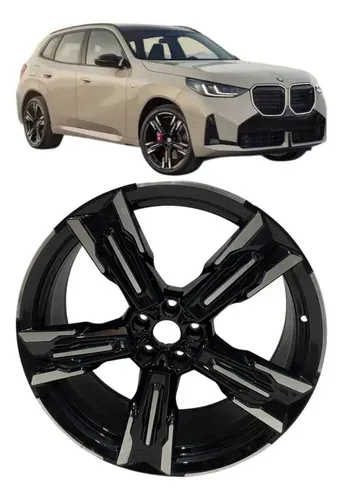 Roda Dianteira Bmw X3 G45 2025 A 2026 Original Preto