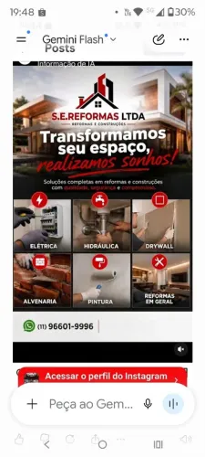 Reformas e manutenção 
