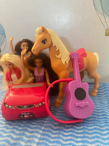 Lote Coleção rara completa Barbie dreamhouse miniatura + Barbie dreamtopia bolhas