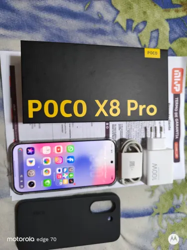 Vendo Poco X8 Pro 512GB completo e na garantia