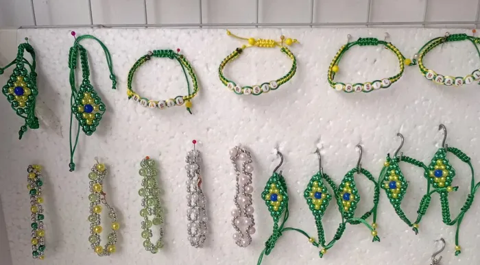 Pulseiras Brasil adulto e infantil 