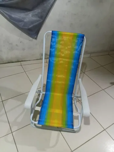Uma cadeira de praia