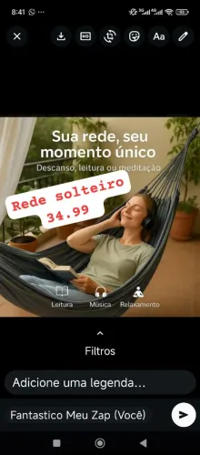 Rede  Solteiro viva momento bom 