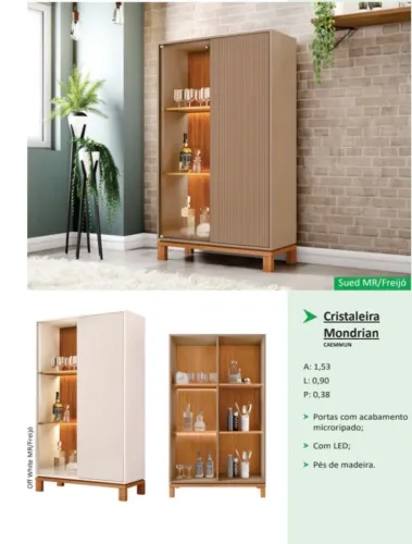 Cristaleira Mondrian - Promoção 