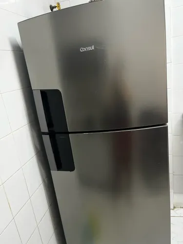 Vendo Geladeira Inox Cônsul Duplex