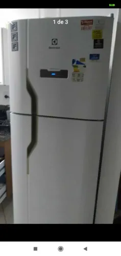 Vendo geladeira frotfree Eletrolux branca urgente funcionando perfeitamente 600
