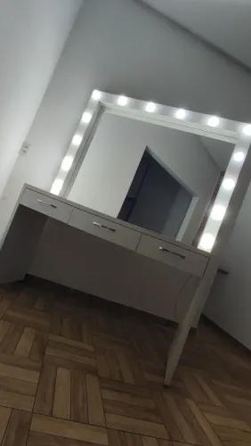 Penteadeira de lâmpadas para salão de beleza/camarim/quarto!