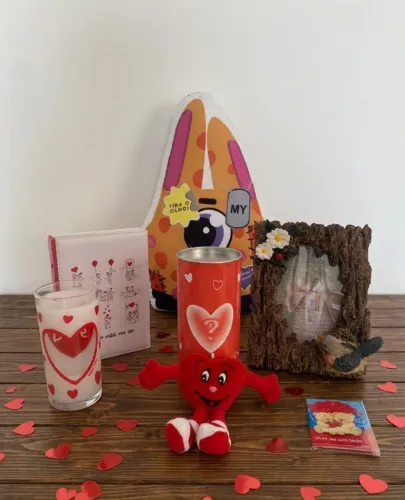 Kit Presente Criativo para Namorada Dia dos Namorados Pedido de Namoro