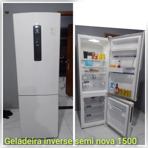 Geladeira Electrolux inverse 450 l semi-nova 1500