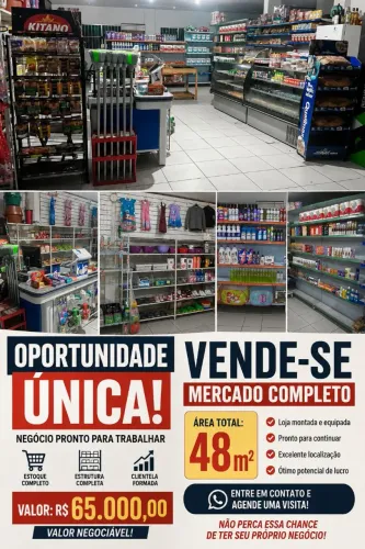 Mercadinho a venda 