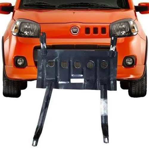 Protetor de Carter Completo Fiat Uno 2011 12 13 14 15 16 17 18 Peito de Aço foglg lcova