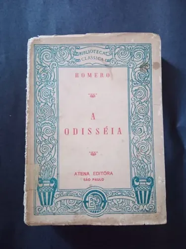 Livro Raro A Odisseia De Homero 1955 Leitura Ou Coleção