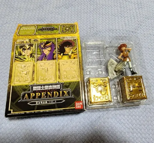 Cloth Myth EX Appendix Pandora Box Libra Sagitário Escorpião e Kiki - Original Bandai