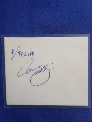 Autógrafo Canisso dos Raimundos para Felipe