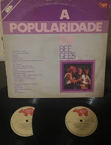 Disco de Vinil Duplo A Popularidade de Bee Gees em Bom Estado