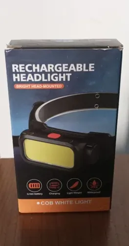 Lanterna de Cabeça de Led Recarregável