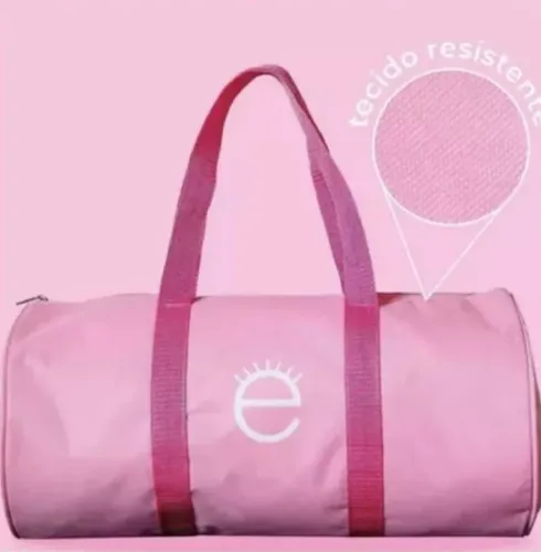 Bolsa de viagem / bolsa rosa época cosméticos