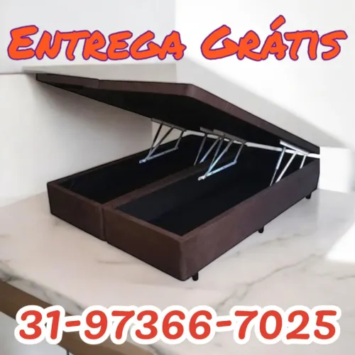 CAMA BOX CASAL BAÚ BIPARTIDO / DIRETO DA FÁBRICA 