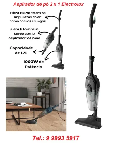 Aspirador de Pó Portátil e Vertical Electrolux