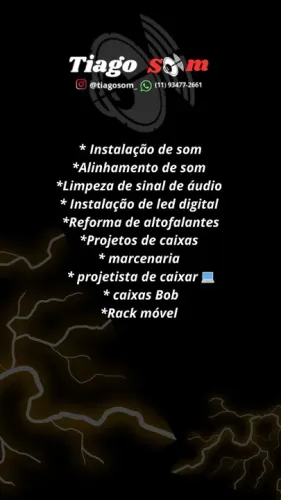 Trabalhamos com som automotivo e acessórios