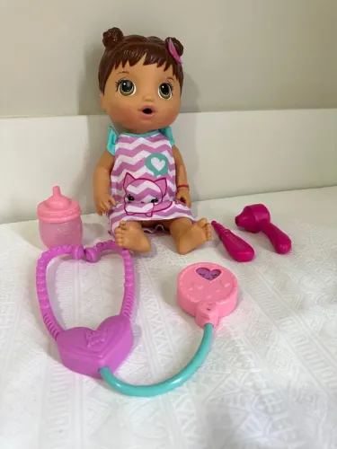 Baby Alive morena cuida de mim