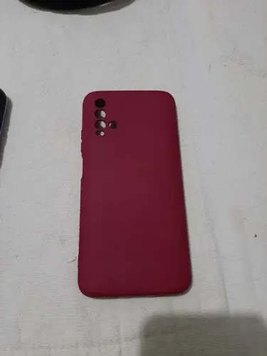 Capa Celular Silicone Smartphone Redmi 9T - Vinho