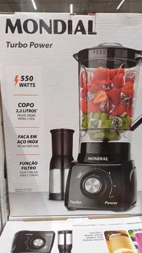 Liquidificador Mondial Turbo Power 550W 2,2 Litros