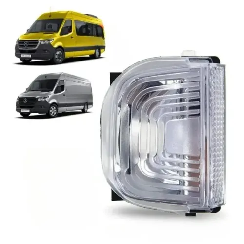 PISCA DO RETROVISOR MERCEDES BENZ SPRINTER 315 314 416 516 2020 A 2023 LADO ESQUERDO