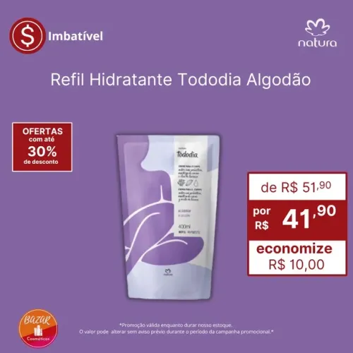 Refil Hidratante Tododia Algodão 