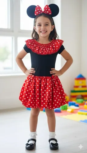 Fantasia Minnie infantil