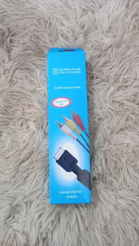 Cabo AV para Playstation 2 - Novo