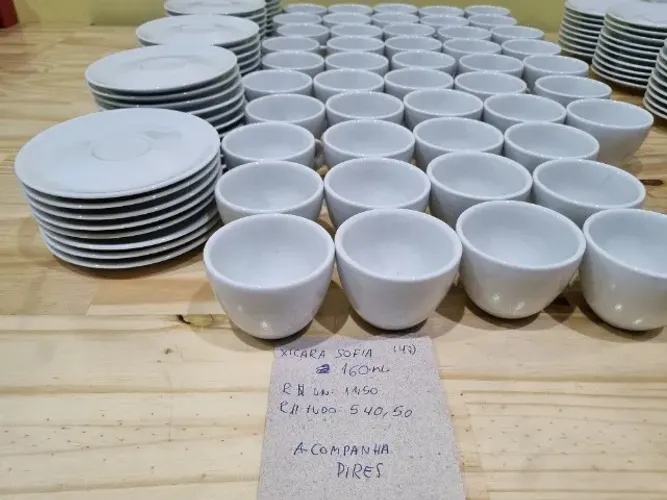 23 Xicara Cappuccino Xicara Café Sofia 160ML Com Pires