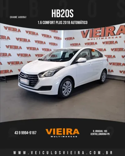 Hyundai HB20S C.style/c.plus1.6 Flex 16V Aut. 4P 2018
